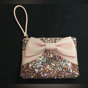 Betsey Johnson Blush Pink Wristlet